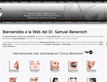 Tablet Screenshot of clinicabenarroch.com